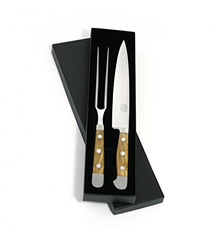 Güde 2-X765/21 - Tranchierbesteck-Set Alpha Olive geschmiedet