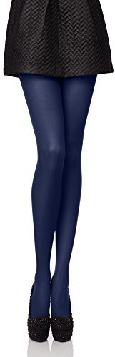 Antie Damen Mikrofaser Strumpfhose bunt AN-121 40 DEN (Dunkelblau, XXL (50-56))