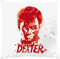 style3 Dexter Blutspur Baumwollkissen mit Füllung Serie Mord Morgan Trinity serienkiller