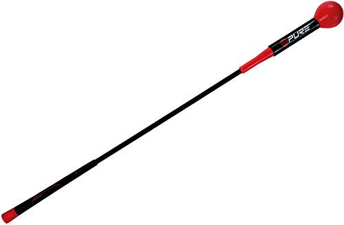 Pure 2Improve Unisex Tempo Trainer 40 Zoll. Schwarz Rot. Länge: 100cm