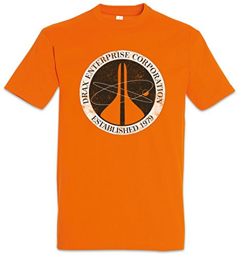 Urban Backwoods Drax Enterprise Corporation II Herren T-Shirt Orange Größe L
