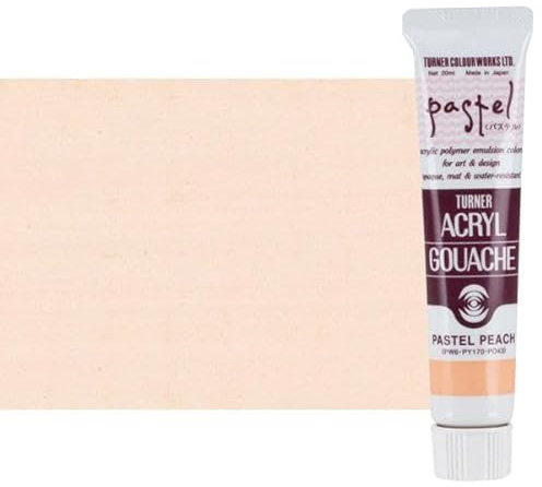 20ml Turner Acrylic Gouache Pastel Peach 172