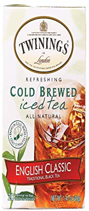 Twinings, Cold Brewed Iced Tea, English Classic, 20 Tea Bags, 1.41 oz (40 g)