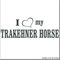 cartattoo4you® AI-01987 | I Love (als Herz) My TRAKEHNER Horse | Autoaufkleber Aufkleber Farbe anthrazit, in 24 Farben erhältlich, glänzend 20 x 7 cm Motiv Copyright by dh-Folien