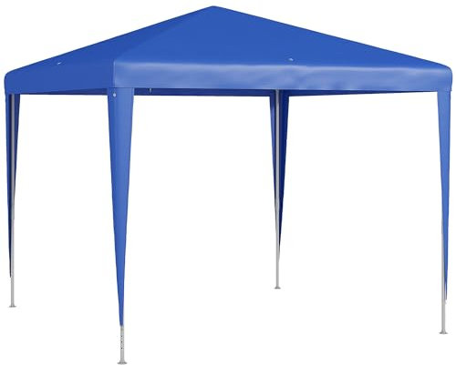 Outsunny 2.7m x 2.7m Garden Gazebo Marquee Party Tent Wedding Canopy Outdoor(Blue)