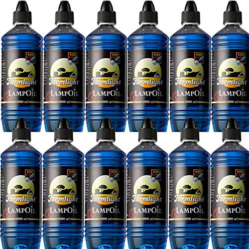 Sel-Chemie Lampenöl Paraffinöl Paraffin 12 Liter Farmlight (Blau)