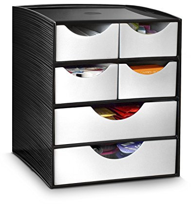 CEP Schubladenbox 6 Laden sw./gr.