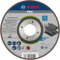 Bosch Professional 2608602217 - Disco abrasivo semi flessibile, per metallo, nero, 115 x 3 mm