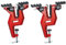 Swix Snowboard-Vise, Rot, Aluminium und Gummi, Profi-Schraubstock für Snowboard-Tuning