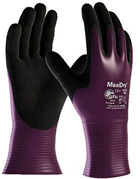 MaxiDry 56-426 Arbeitshandschuhe, mit Nitrilschaumbeschichtung, Größe: 9/L