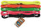BioThane® Schleppleine genäht, 3m/9mm, mit Handschlaufe, Neongrün