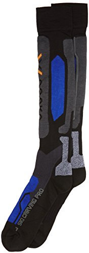 X-Socks Funktionssocken Ski Carving Pro, Black/Cobalt Blue, 35/38