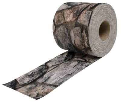 Zaundruck Sichtschutzstreifen Polyester - nachhaltiger Sichtschutz für Doppelstabmattenzaun - Motiv Windschutz 26 m x 19 cm - Sichtschutz-Rolle - Bretagne
