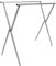 EYEPOWER klappbarer Kleiderständer 2 Aufhängestangen Garderobenständer Wäscheständer 150cm lang Mehrzweckstand 100% Metall Silber