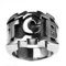 PAURO Herren Edelstahl Gravierte Charakter TCB Silber Ring Größe 57 (18.1)
