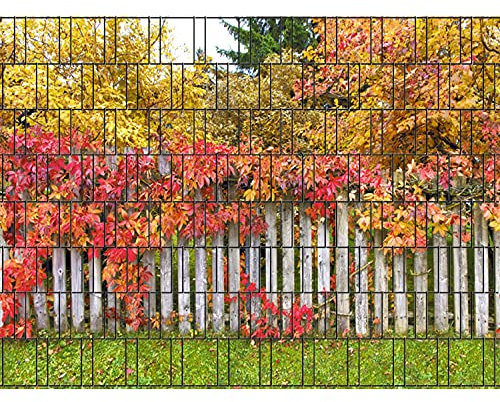 PerfectHD Zaunsichtschutz - Motiv Rügen - Sichtschutz für den Garten - 2,50 x 1,80 x 0,19 m - 9 Streifen - 30 Varianten