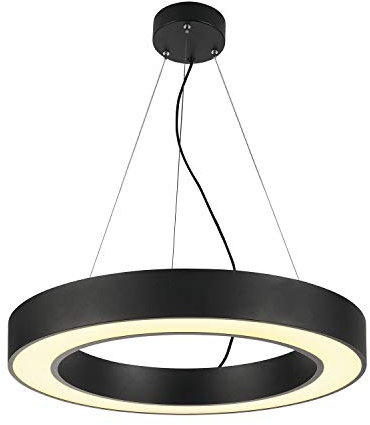 SLV MEDO RING 60, Pendelleuchte, Schwarz