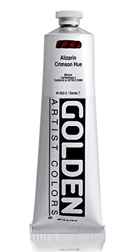 5 Oz Heavy Body Historical Hue Acrylic Paints Color: Alizarin Crimson Hue