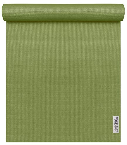 Yogistar Yogamatte Basic - rutschfest - Olive