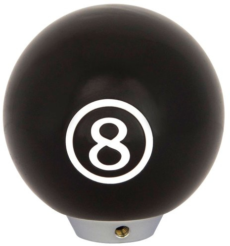 AUTO-STYLE Universelle Schaltknauf 8-ball - Schwarz