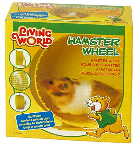 Living World Hamsterrad, Hamsterlaufrad, gelb