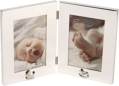 Bambino by Juliana S/Plated Double P/Frame - 4 x 6