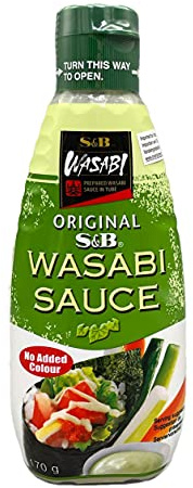 S&B Wasabi Sauce 170 g, scharfe Würzsauce