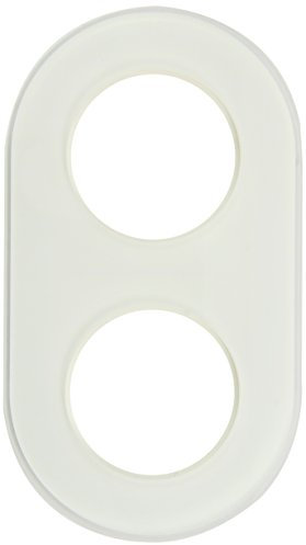 Schneider Electric Glasrahmen, 2-fach, rund, Renova, weiss, Artikelnummer WDE011407