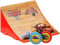 Dickie - Disney Cars 2 - Wheelies Jump Ramp, Rampe inklusiv 2 Wheelies, Rampe: 15 x 9 cm