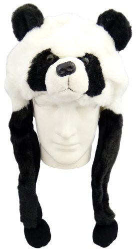 Plüsch Mütze Pandabär