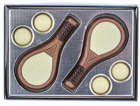 Schokoladen Geschenkpackung Tennis 65g