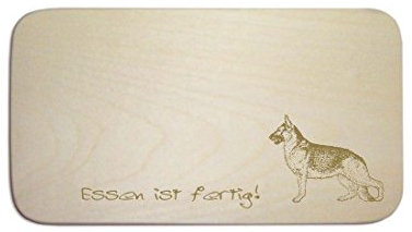 'Sticky Jam Breakfast Board with German Shepherd Dog desired engraving Persons – Breakfast Board Breakfast [Dog Sheepdog