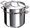 Bekaline 12060024 Chef Cuiseur à Pâtes en acier inoxydable 24 cm, Argenté