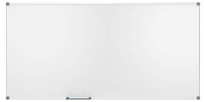 MAUL Whiteboard 2000 MAULpro 120 x 240 cm | Magnetische Wandtafel aus Aluminium mit Stiftablage für Whiteboard Marker | Trocken abwischbar | Kratzfeste Oberfläche | Quer- und Hochformat | Grau