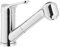 Nobili Rubinetterie TI27117CR Miscelatore Lavello Doccia Estraibile, Cromo