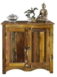 MASSIVMOEBEL24.DE massiv Altholz Möbel lackiert Kommode Massivmöbel Mehrfarbig Massivholz Nature of Spirit #19