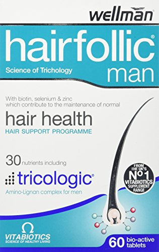 Vitabiotics Hairfollic Man - 60 Tablets, 60 Count