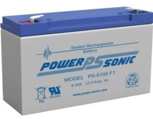 6 Volt 12 Ah Lead Acid Rechargeable Alarm / Model Battery