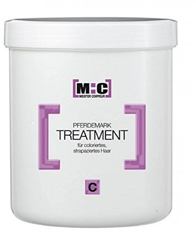 Meister Coiffeur Pferdemark Treatment C 1 x 1000 ml Pflege-Kur für coloriertes und strapaziertes Haar von M:C