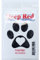 Tief Rot Briefmarken Pawprint-deep rot Selbst Stempel, Acryl, Mehrfarbig