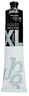 Pébéo - Huile Fine XL 200 ML - Peinture à l’Huile Gris de Payne – Peinture à l’Huile Pébéo - Gris de Payne 200 ml