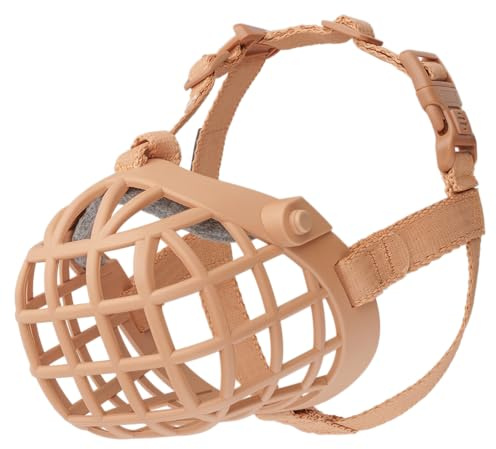 Baskerville Wide Fit Muzzle - For Large, Broad-Nosed Dogs | Size 2 | Boxer, Rottweilers, Breathable, Dog can Pant and Drink, Prevents Biting, Dog Training Muzzle for Medium and Large Dogs