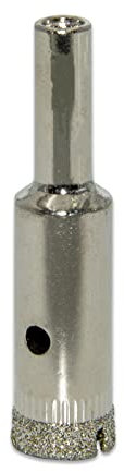 Broca de metal con punta de diamante de 12 mm para azulejos de cerámica y vidrio