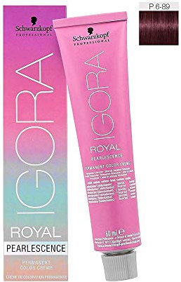 Schwarzkopf Igora Royal Pearlescence Coloración Permanente en Crema para el Cabello P6-89 - 60 ml (4045787303582)