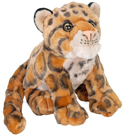 Wild Republic Cuddlekins Nebelparder, Stofftier, Baby-Geschenk für Mädchen und Jungen, Kinder Plüschtier, Kuscheltier Für Babys, Spielzeug aus Recyclingmaterial, 30 cm