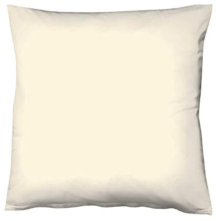 fleuresse 9200 Colours Interlock Jersey Kissenbezug aus 100% Baumwolle, Oekotex Standard 100, 35 x 40 cm, Creme