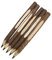 5PCS Gullor Kreative ursprünglichen ökologischen Holz Kugelschreiber