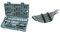 Mannesmann M29166 - Set chiavi a tubo, a cricchetto, In valigetta di plastica, 130 pezzi & M19652 - Set chiavi combinate