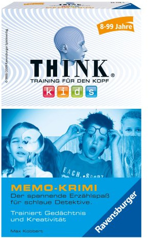 Ravensburger 23295 - Think Kids Memo-Krimi - Mitbringspiel