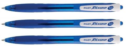 Kugelschreiber Réxgrip 1.0 (M) BeGreen, Schaft transluzent-blau, blau